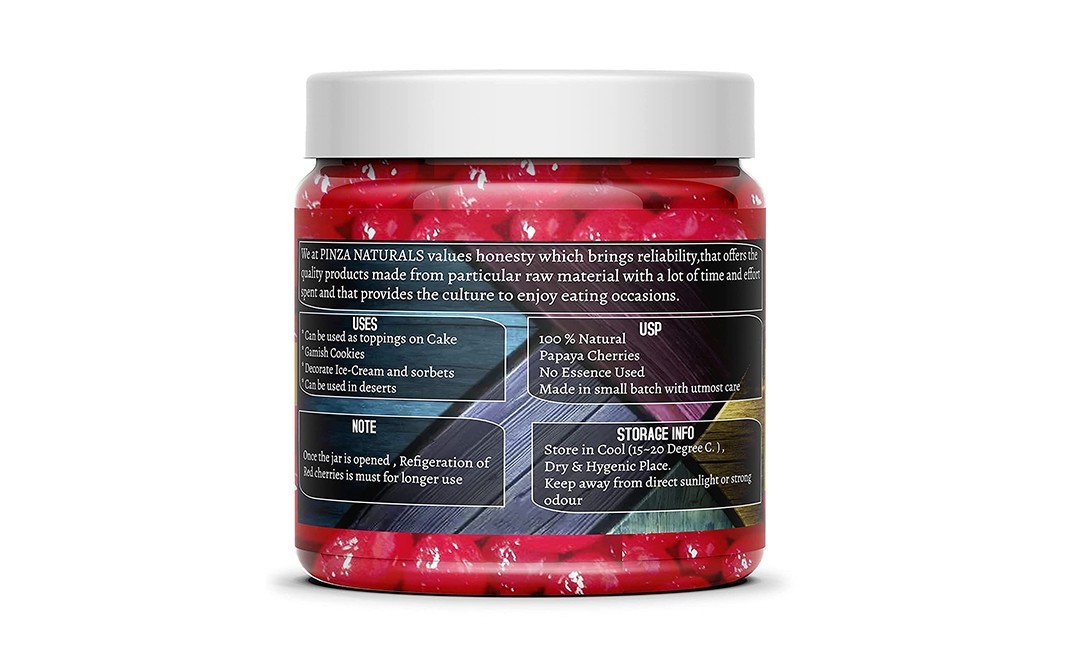 Pinza Naturals Red Cherry Karonda    Plastic Jar  250 grams